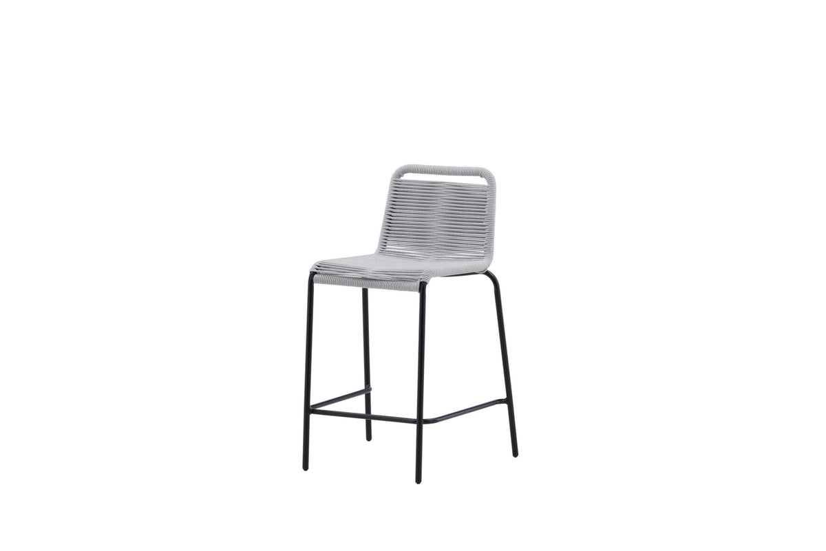 Nettan Barstuhl Outdoor in Hellgrau präsentiert im Onlineshop von KAQTU Design AG. Outdoor-Barstuhl ist von Venture Home