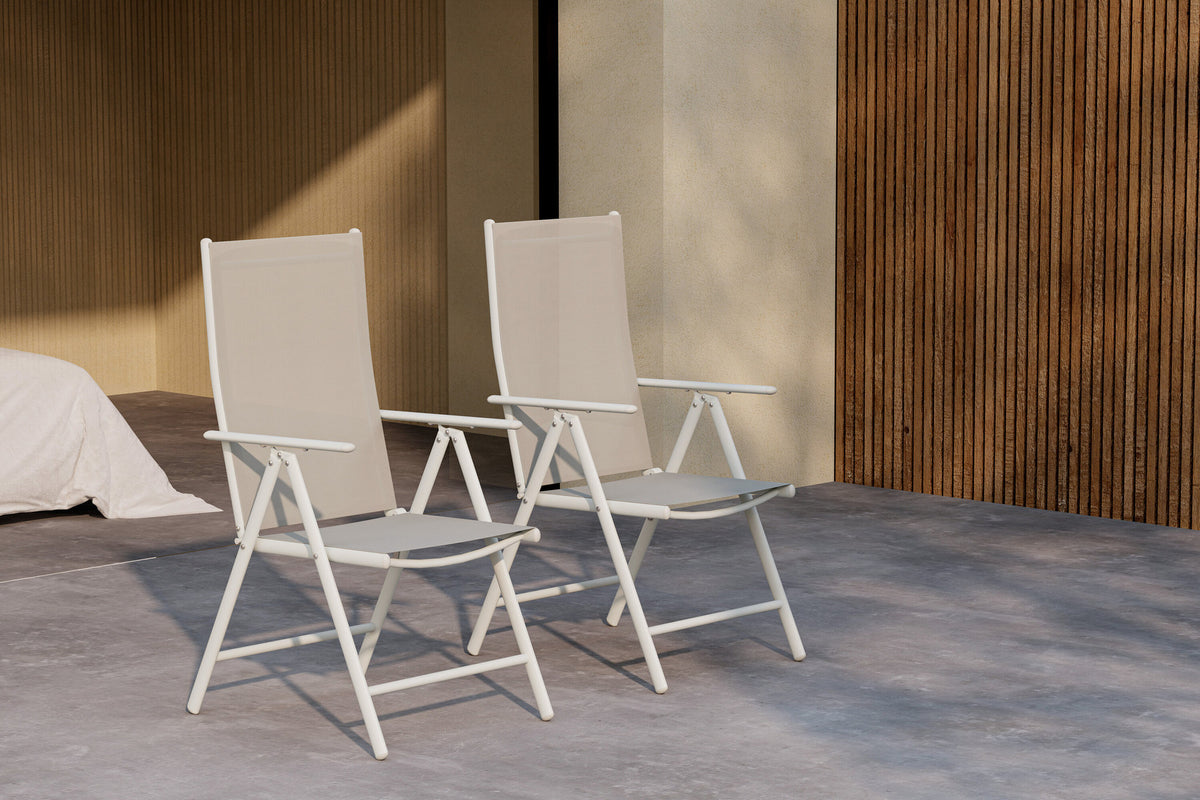Break Gartenstuhl in Beige präsentiert im Onlineshop von KAQTU Design AG. Gartenstuhl ist von Venture Home