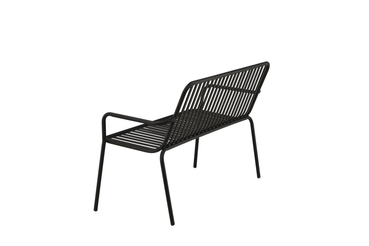Peking Bank Sofa in Schwarz präsentiert im Onlineshop von KAQTU Design AG. Sitzbank ist von Venture Home