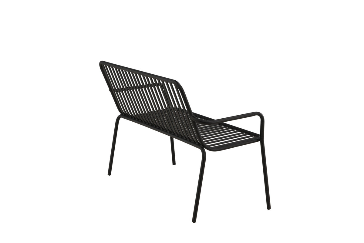 Peking Bank Sofa in Schwarz präsentiert im Onlineshop von KAQTU Design AG. Sitzbank ist von Venture Home