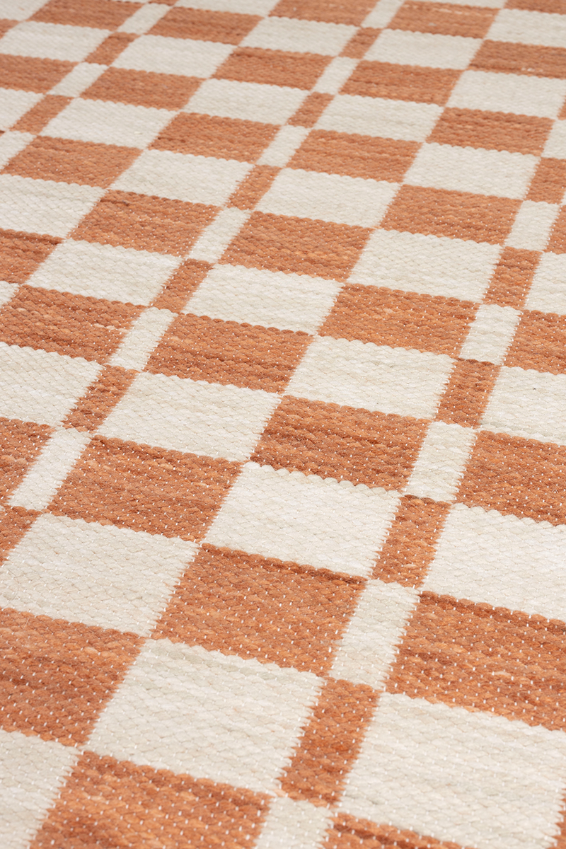 Teppich Checker in  präsentiert im Onlineshop von KAQTU Design AG. Teppich ist von Zuiver