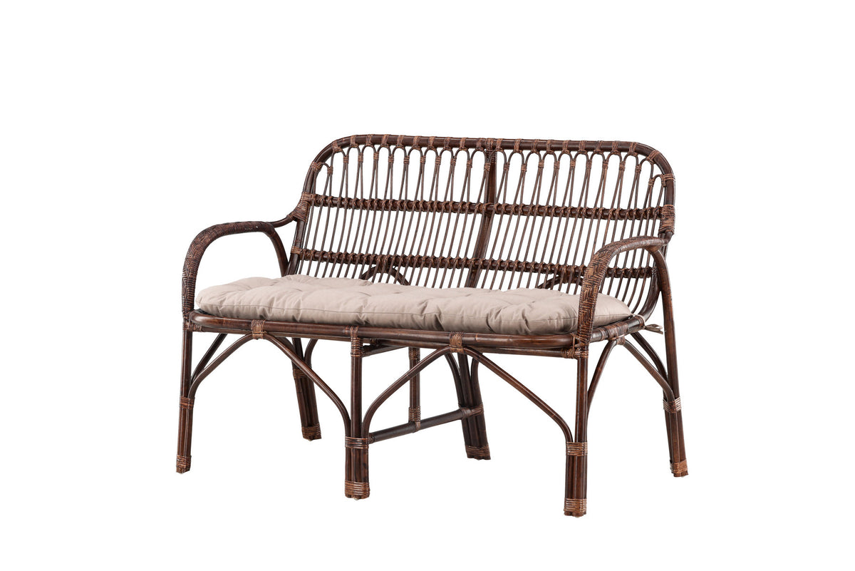 Nella 2-Seat Sofa in Dunkles Walnussholz präsentiert im Onlineshop von KAQTU Design AG. 2er Sofa ist von Venture Home