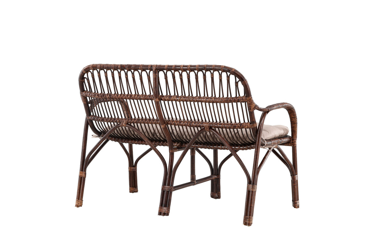 Nella 2-Seat Sofa in Dunkles Walnussholz präsentiert im Onlineshop von KAQTU Design AG. 2er Sofa ist von Venture Home