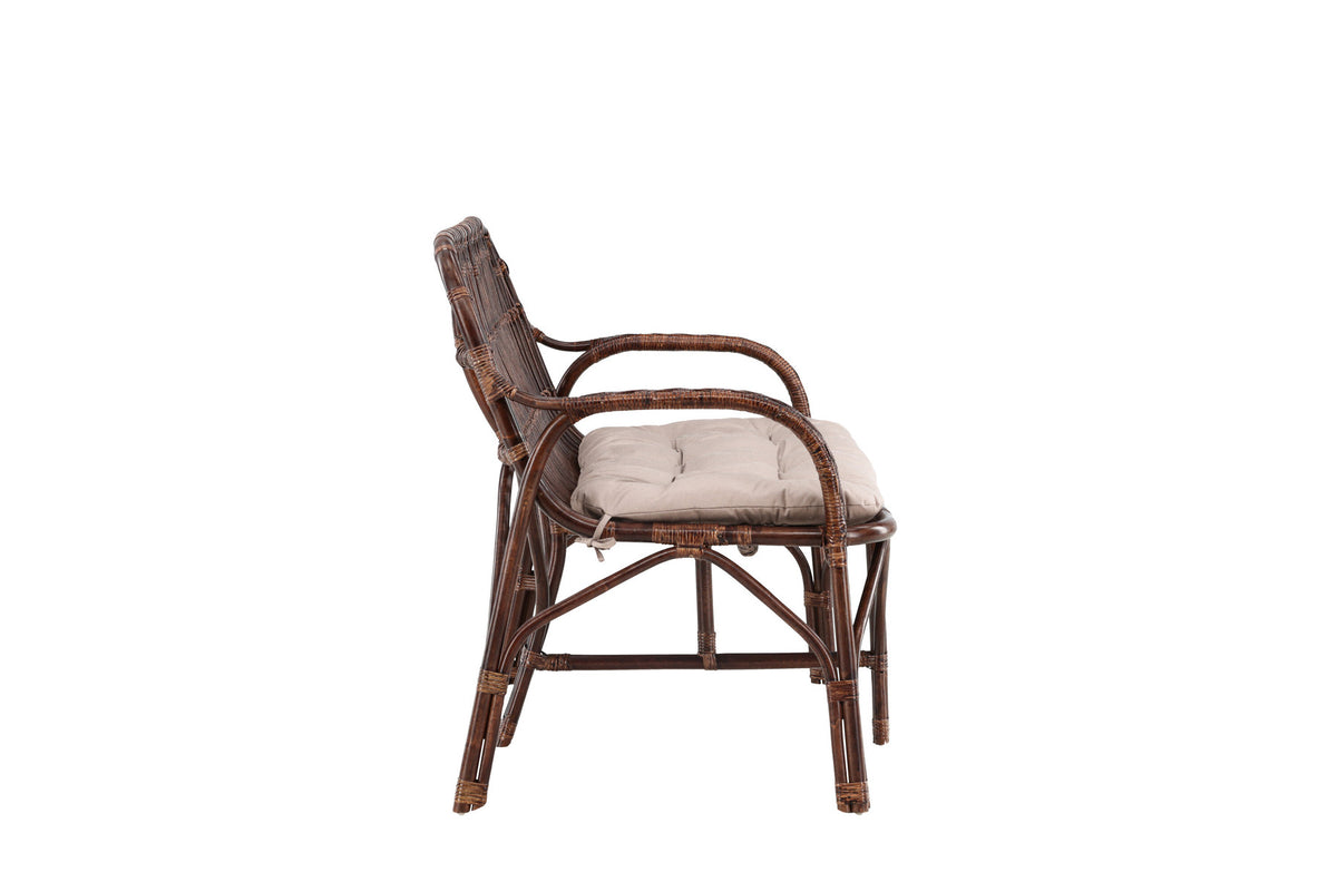 Nella 2-Seat Sofa in Dunkles Walnussholz präsentiert im Onlineshop von KAQTU Design AG. 2er Sofa ist von Venture Home