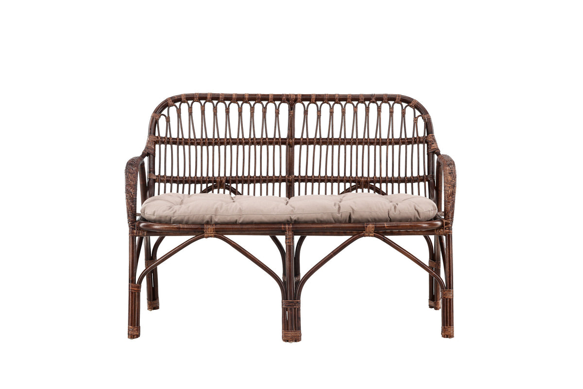 Nella 2-Seat Sofa in Dunkles Walnussholz präsentiert im Onlineshop von KAQTU Design AG. 2er Sofa ist von Venture Home