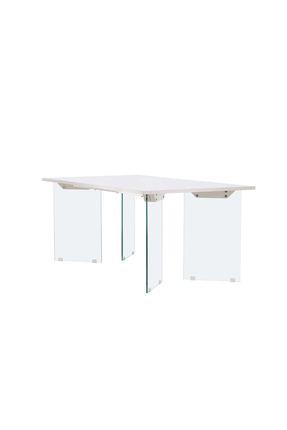 Ester Esstisch in Hellgrau präsentiert im Onlineshop von KAQTU Design AG. Esstisch ist von Venture Home