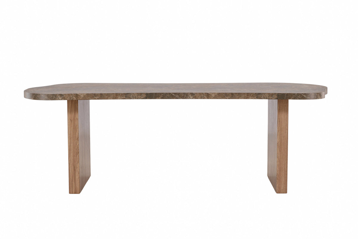 Eleonora Esstisch in Braun präsentiert im Onlineshop von KAQTU Design AG. Esstisch ist von Vind