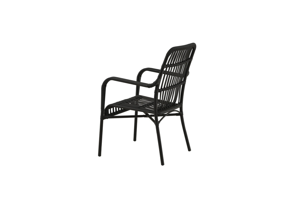 Rizal Stuhl in Schwarz präsentiert im Onlineshop von KAQTU Design AG. Outdoor-Sessel ist von Venture Home