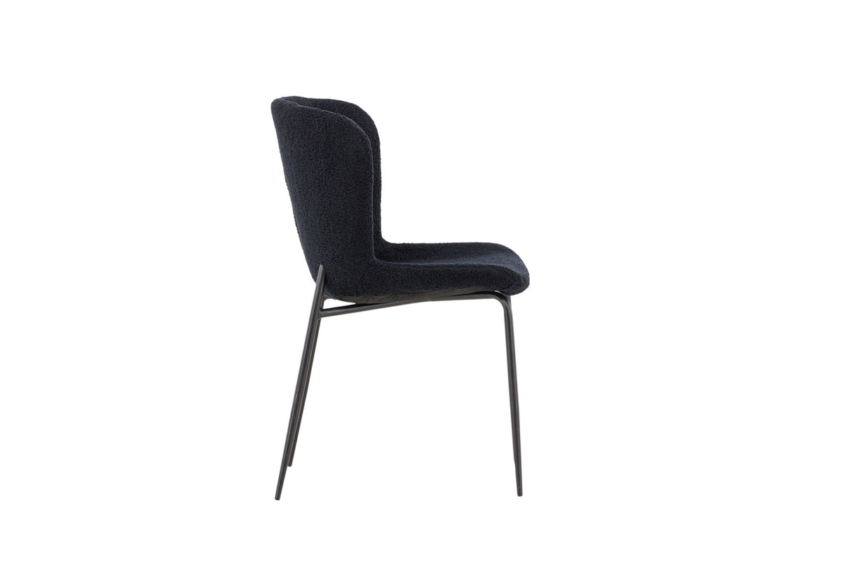 Modesto Esszimmerstuhl in Schwarz präsentiert im Onlineshop von KAQTU Design AG. Schalenstuhl ist von Venture Home