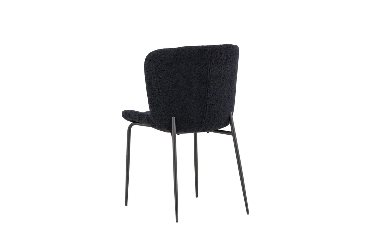 Modesto Esszimmerstuhl in Schwarz präsentiert im Onlineshop von KAQTU Design AG. Schalenstuhl ist von Venture Home