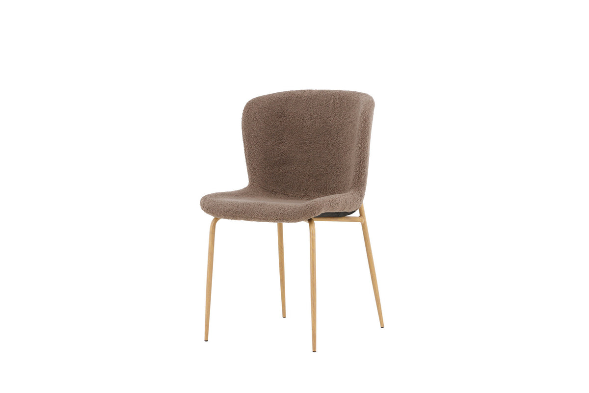 Modesto Esszimmerstuhl in Braun präsentiert im Onlineshop von KAQTU Design AG. Schalenstuhl ist von Venture Home