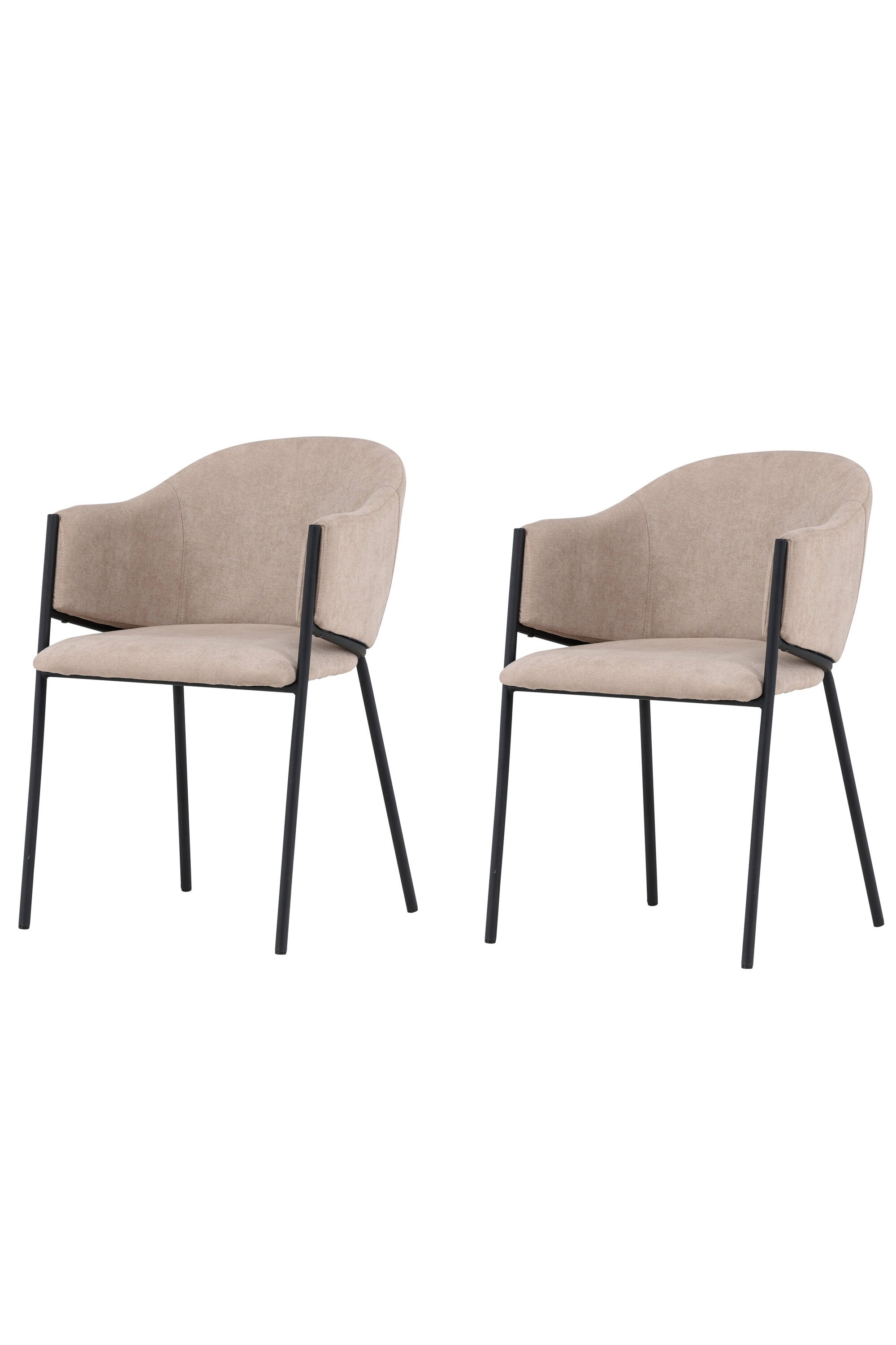 Evelina Esszimmerstuhl in Beige präsentiert im Onlineshop von KAQTU Design AG. Schalenstuhl ist von Venture Home