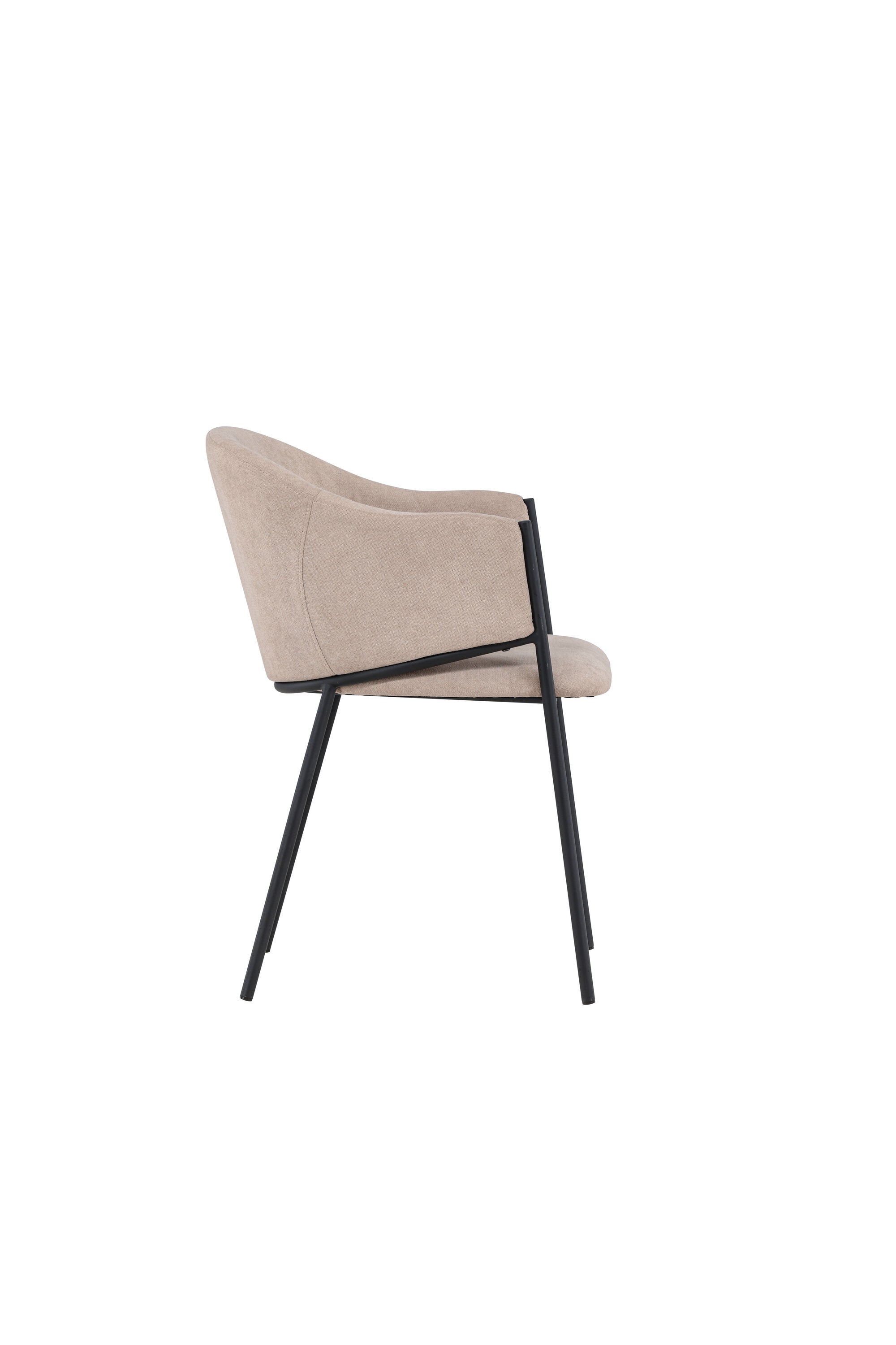Evelina Esszimmerstuhl in Beige präsentiert im Onlineshop von KAQTU Design AG. Stuhl mit Armlehne ist von Venture Home