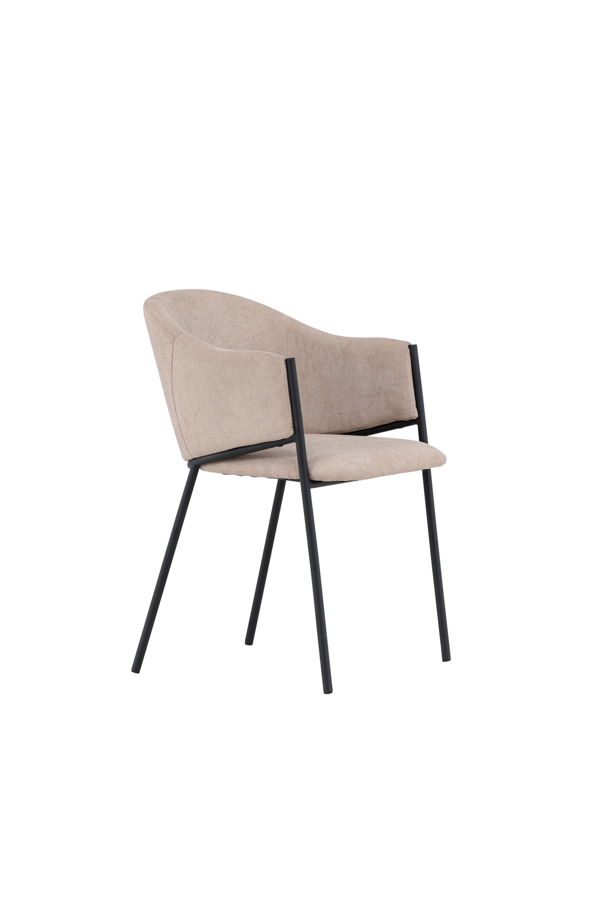 Evelina Esszimmerstuhl in Beige präsentiert im Onlineshop von KAQTU Design AG. Stuhl mit Armlehne ist von Venture Home