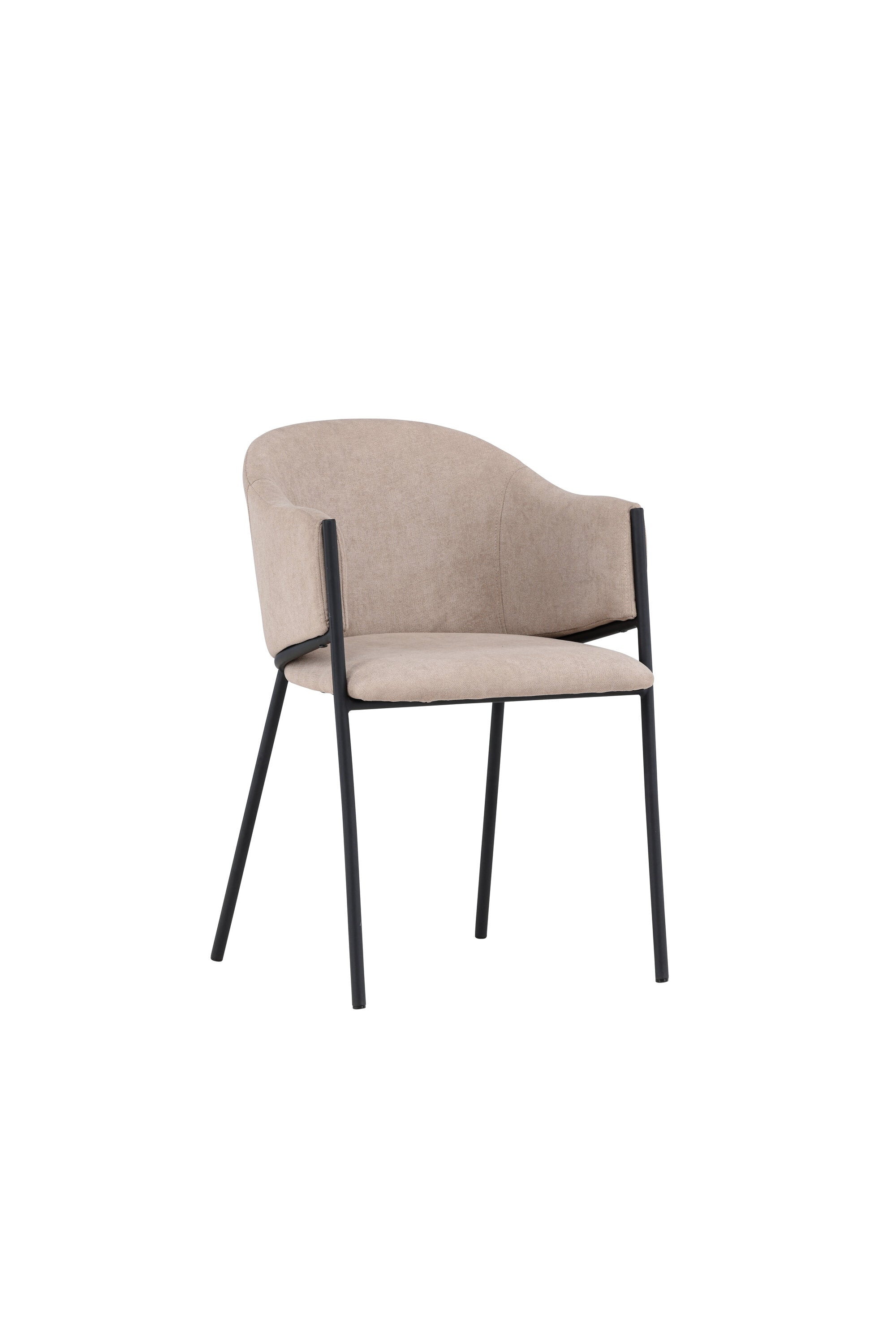 Evelina Esszimmerstuhl in Beige präsentiert im Onlineshop von KAQTU Design AG. Stuhl mit Armlehne ist von Venture Home