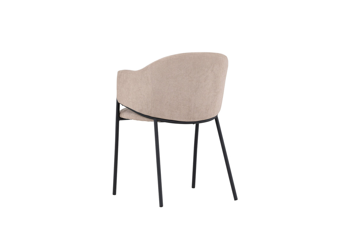 Evelina Esszimmerstuhl in Beige präsentiert im Onlineshop von KAQTU Design AG. Schalenstuhl ist von Venture Home