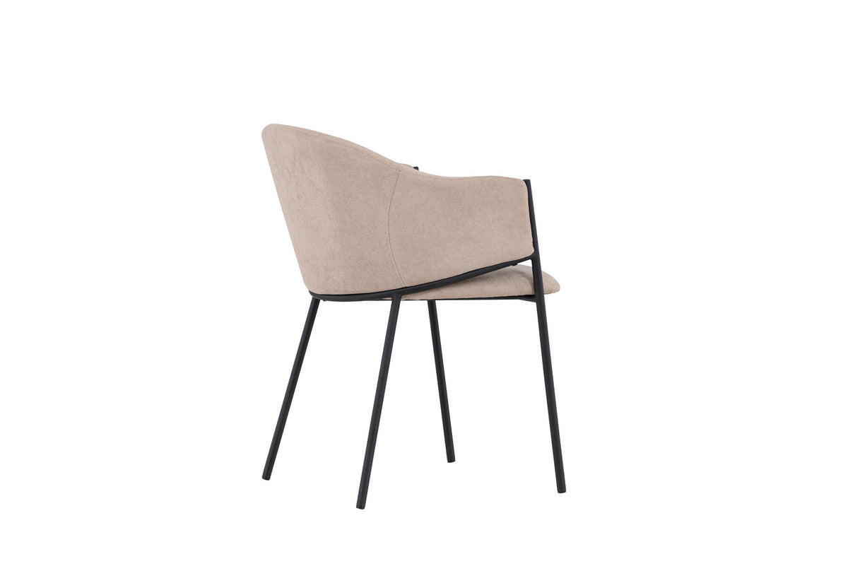 Evelina Esszimmerstuhl in Beige präsentiert im Onlineshop von KAQTU Design AG. Schalenstuhl ist von Venture Home