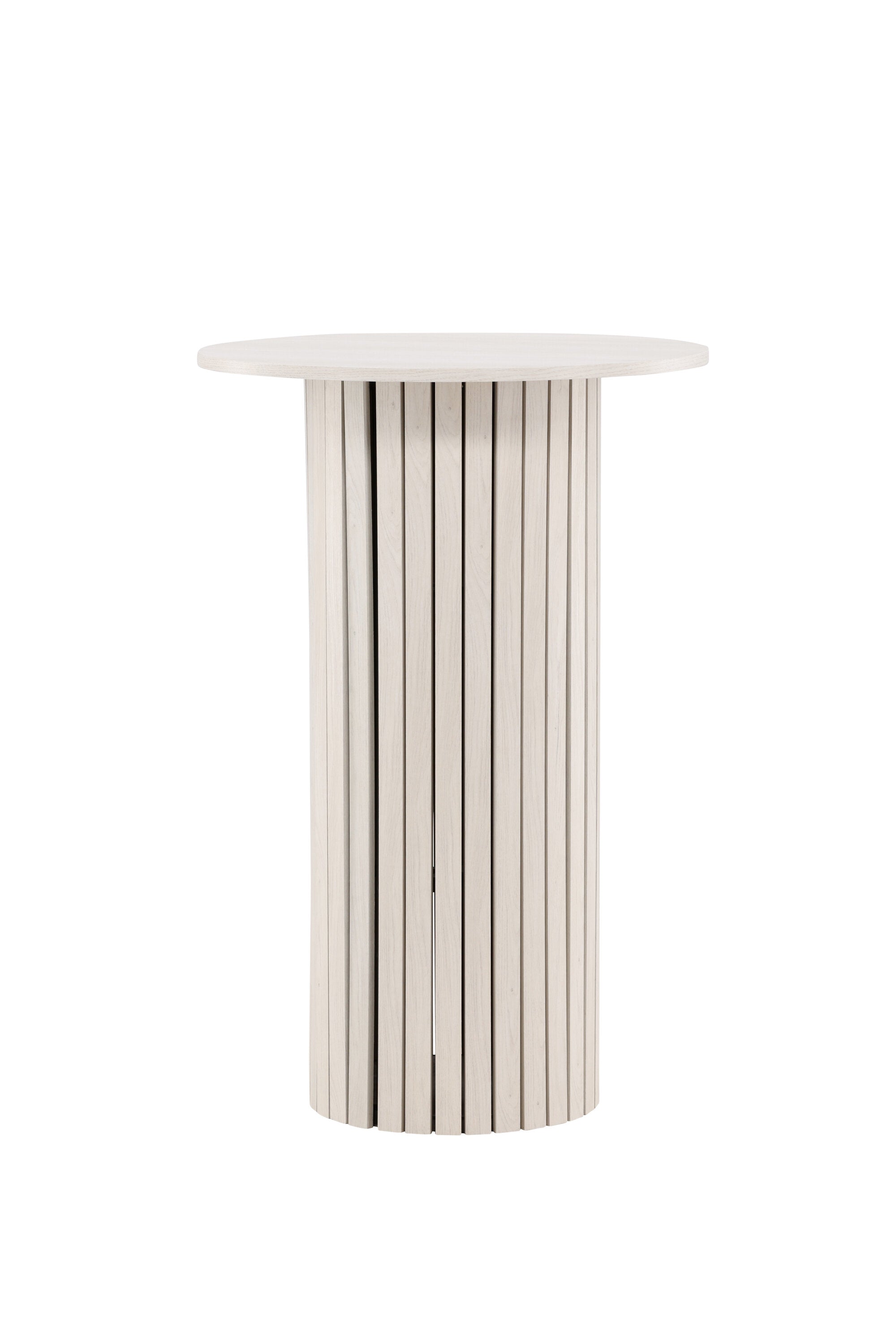 Stylischer Härön Bartisch von Venture Home: Elegante schwarze MDF-Oberfläche und robustes Stahlgestell, ideal für kleine Räume und moderne Einrichtung.