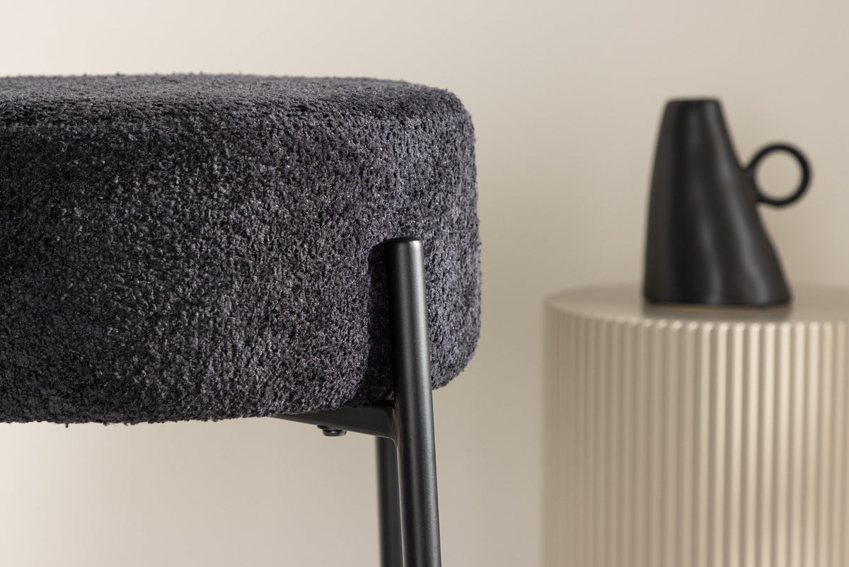 Tucson Barstuhl in Schwarz präsentiert im Onlineshop von KAQTU Design AG. Barstuhl ist von Venture Home