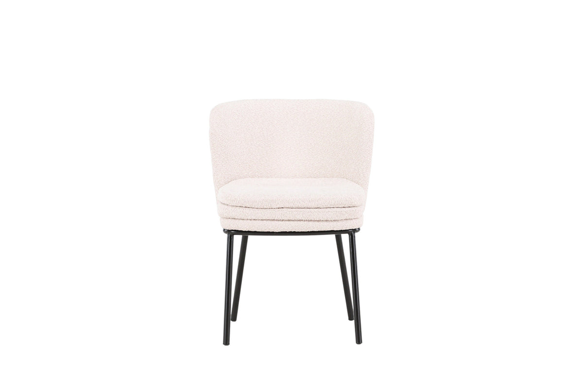 Agnes Esszimmerstuhl in Schwarz-Weiss präsentiert im Onlineshop von KAQTU Design AG. Schalenstuhl ist von Venture Home