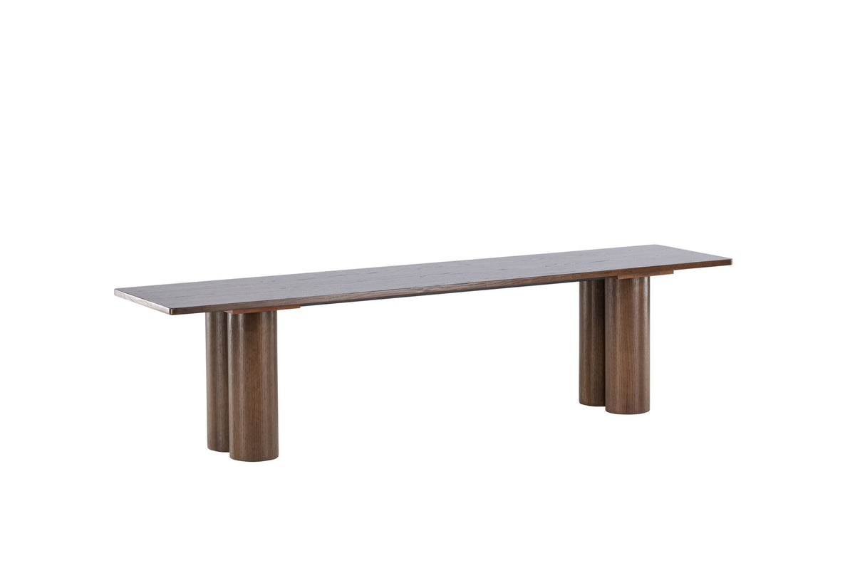 Olivia Bank in Mokka präsentiert im Onlineshop von KAQTU Design AG. Sitzbank ist von Venture Home