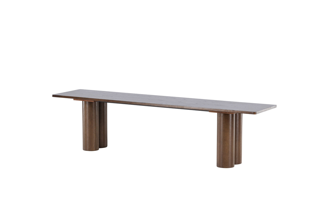 Olivia Bank in Mokka präsentiert im Onlineshop von KAQTU Design AG. Sitzbank ist von Venture Home