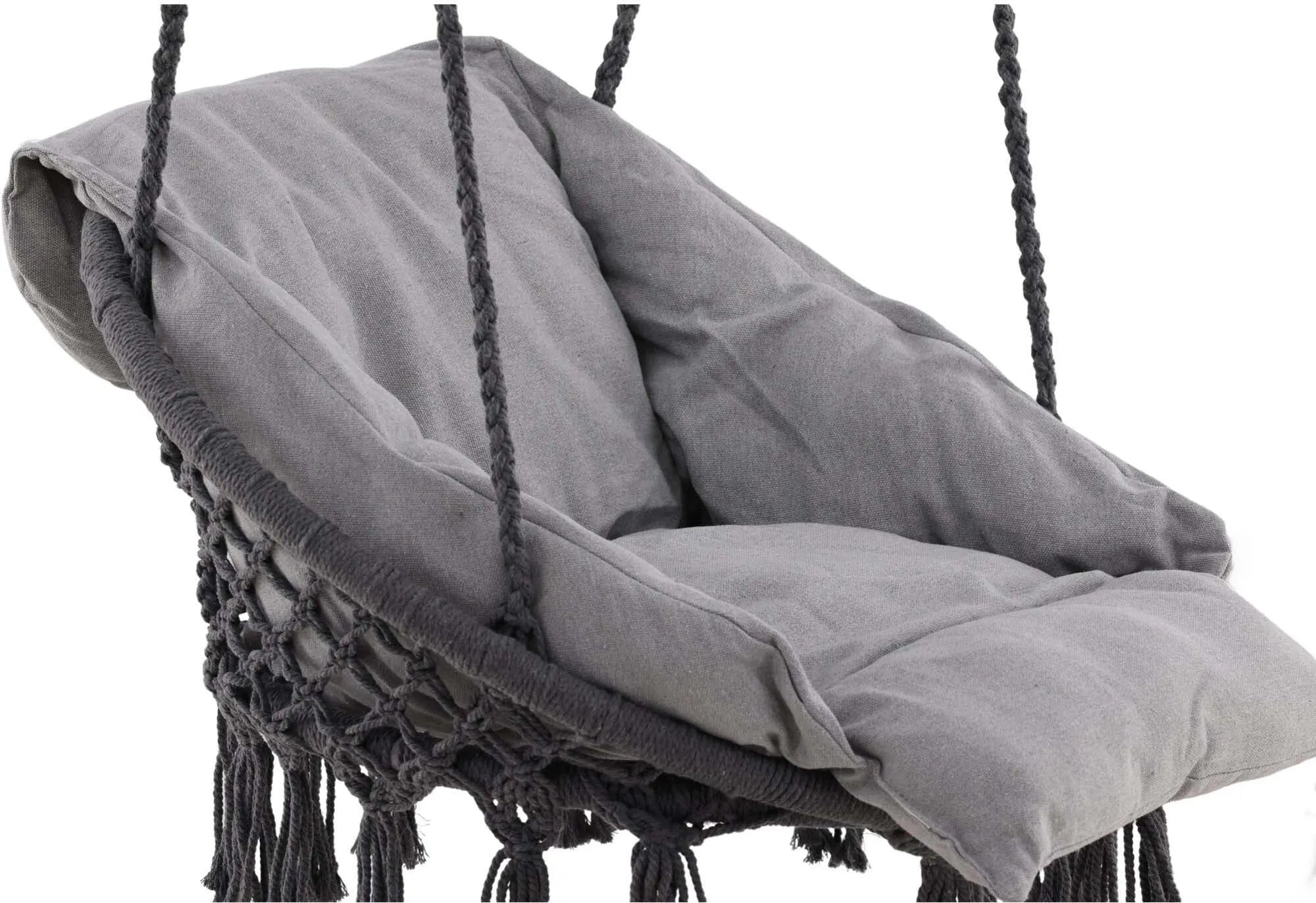 Elegante Hollywoodschaukel für drei, wetterfest und UV-beständig, ideal für Garten und Terrasse.