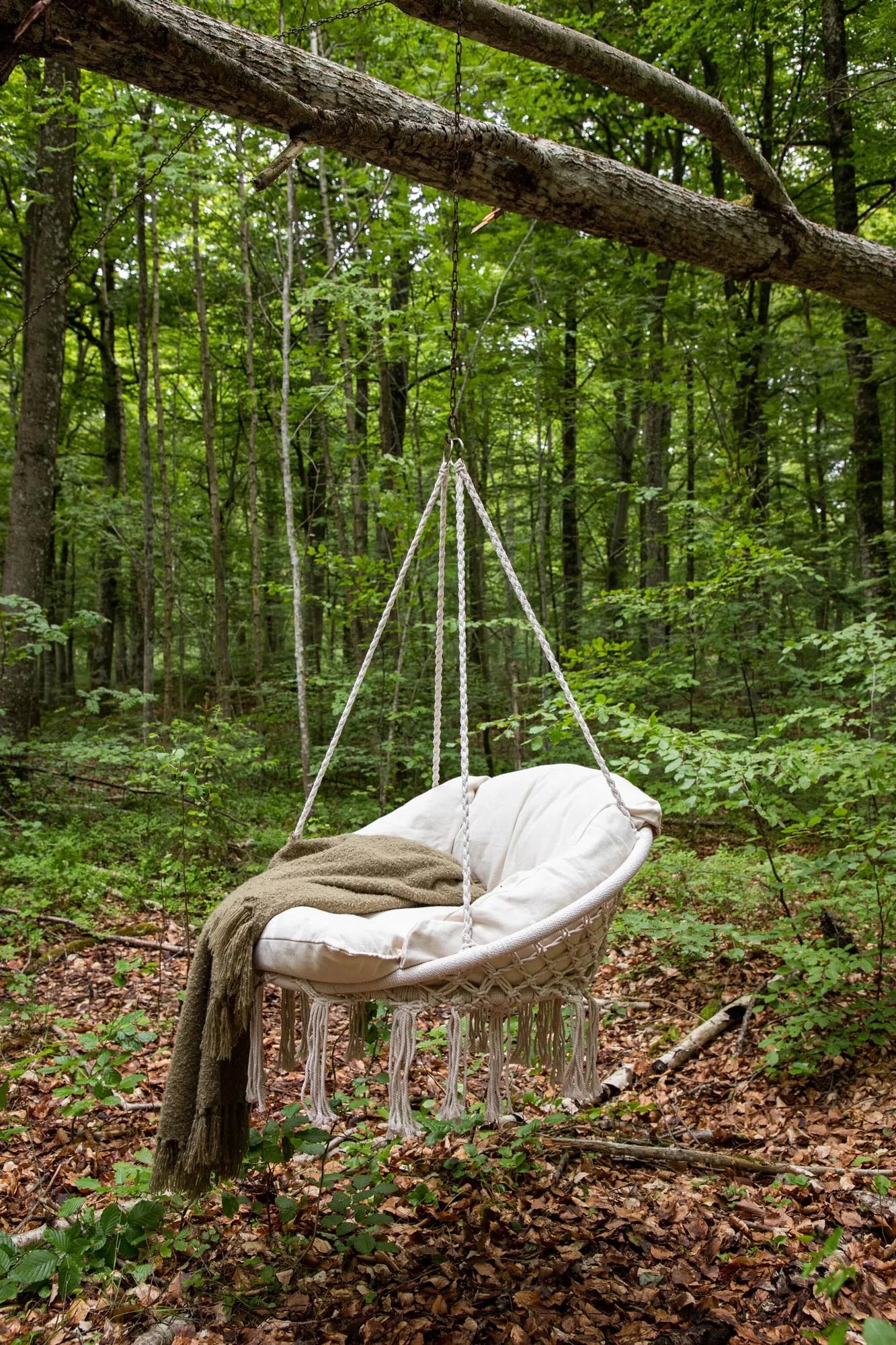Elegante Hollywoodschaukel für drei, wetterfest und UV-beständig, ideal für Garten und Terrasse.
