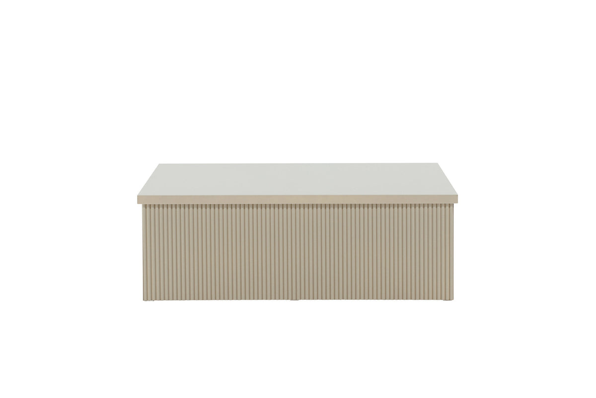 Lenox Sofatisch in Beige präsentiert im Onlineshop von KAQTU Design AG. Beistelltisch ist von Venture Home