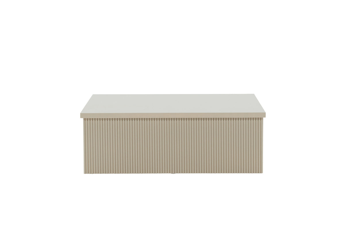 Lenox Sofatisch in Beige präsentiert im Onlineshop von KAQTU Design AG. Beistelltisch ist von Venture Home