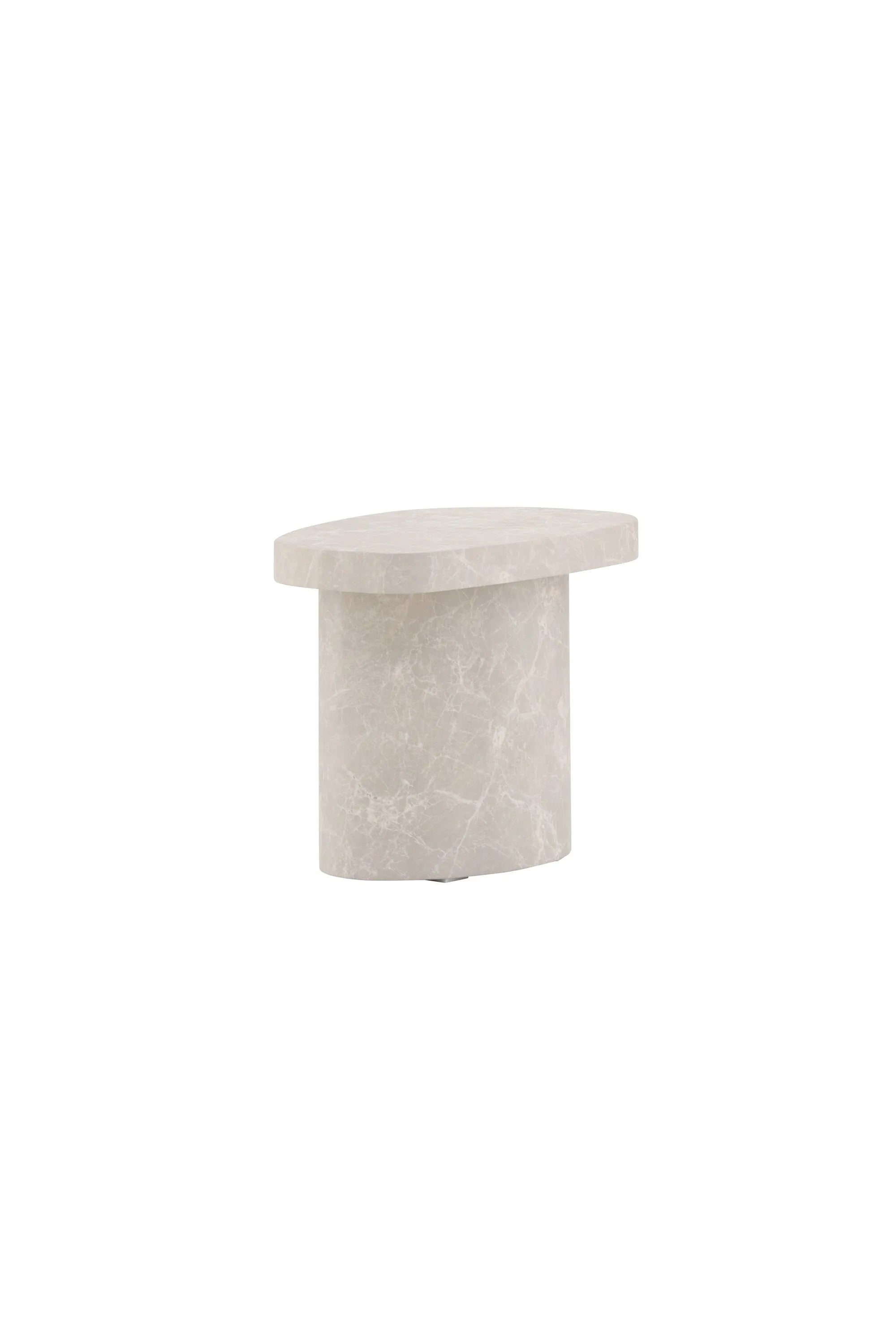 Båstad Beistelltisch: Minimalistisches Design mit Beton-Charme.