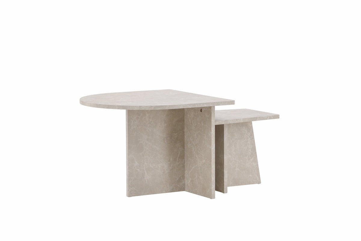 Sala Sofatisch in Beige präsentiert im Onlineshop von KAQTU Design AG. Beistelltisch ist von Venture Home