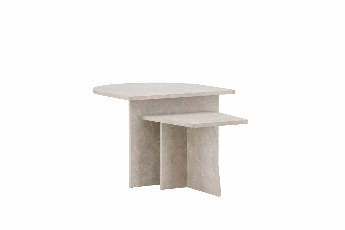 Sala Sofatisch in Beige präsentiert im Onlineshop von KAQTU Design AG. Beistelltisch ist von Venture Home