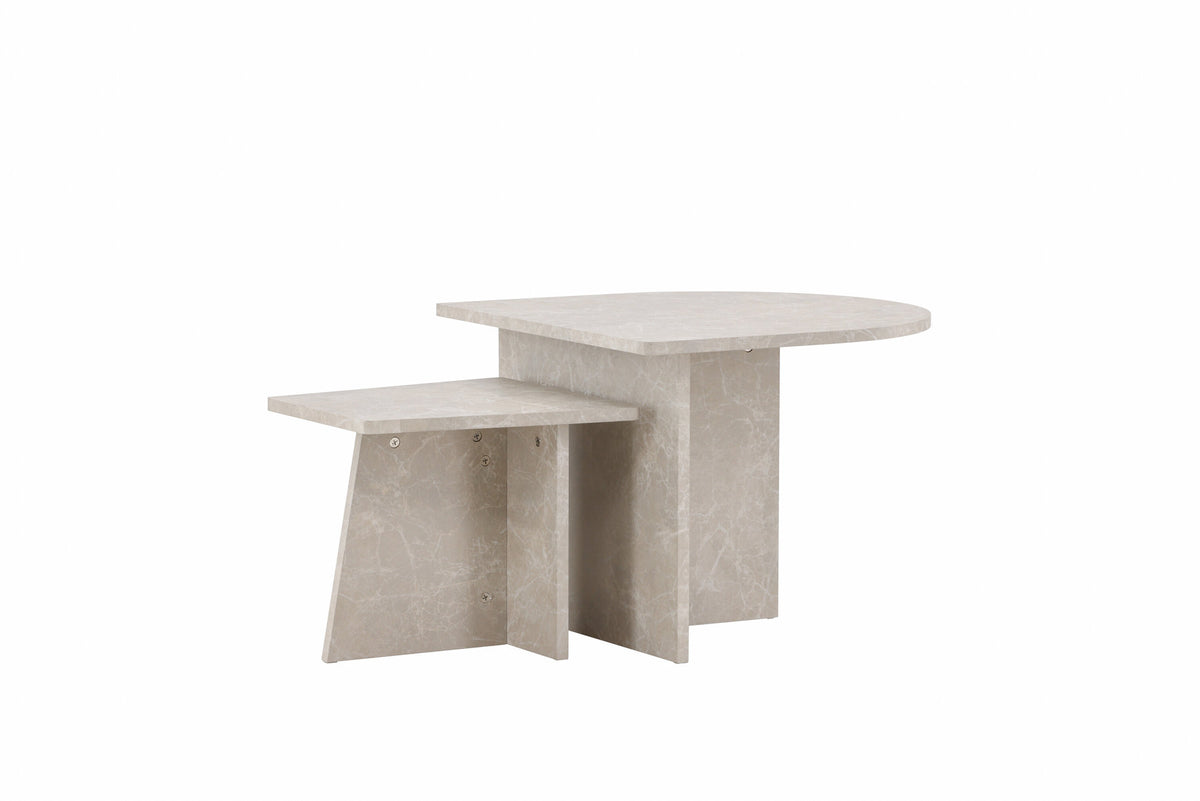 Sala Sofatisch in Beige präsentiert im Onlineshop von KAQTU Design AG. Beistelltisch ist von Venture Home
