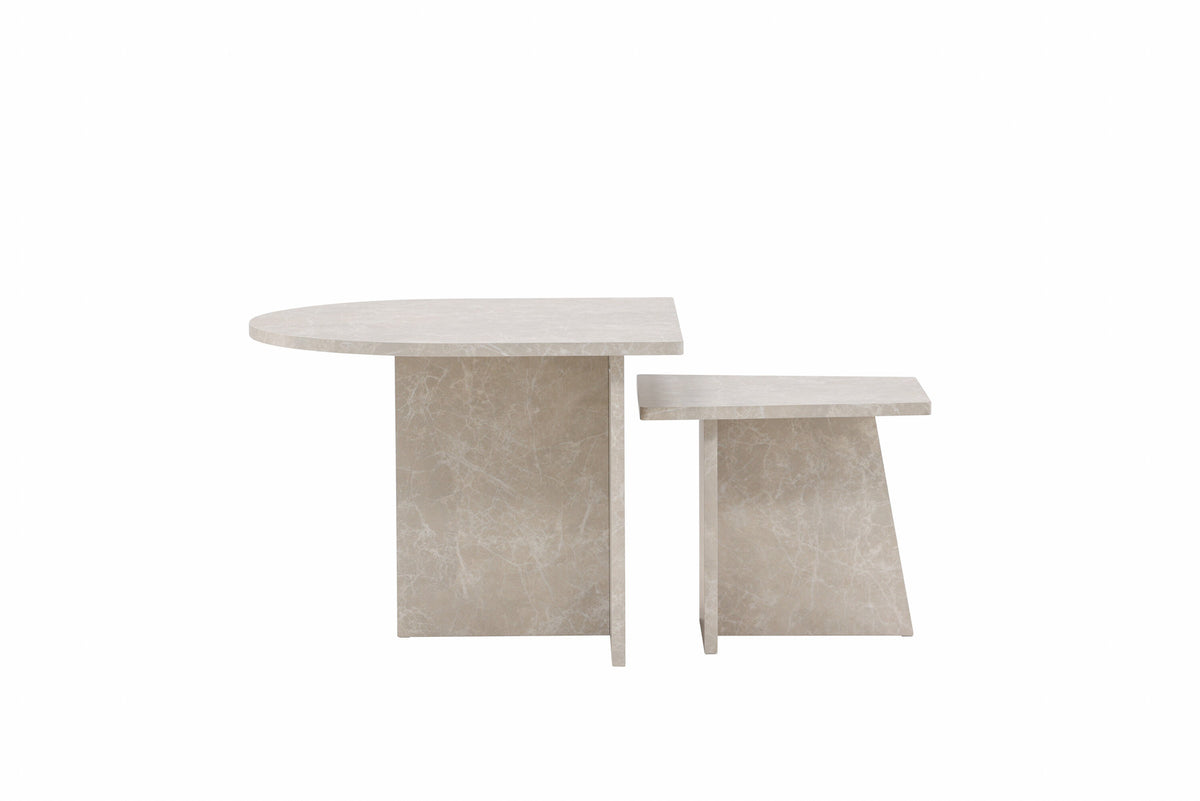 Sala Sofatisch in Beige präsentiert im Onlineshop von KAQTU Design AG. Beistelltisch ist von Venture Home