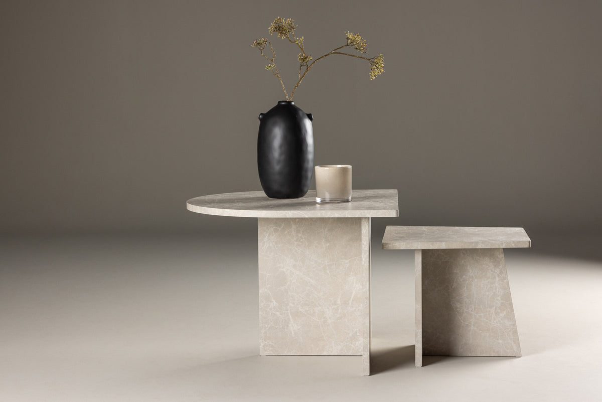Sala Sofatisch in Beige präsentiert im Onlineshop von KAQTU Design AG. Beistelltisch ist von Venture Home