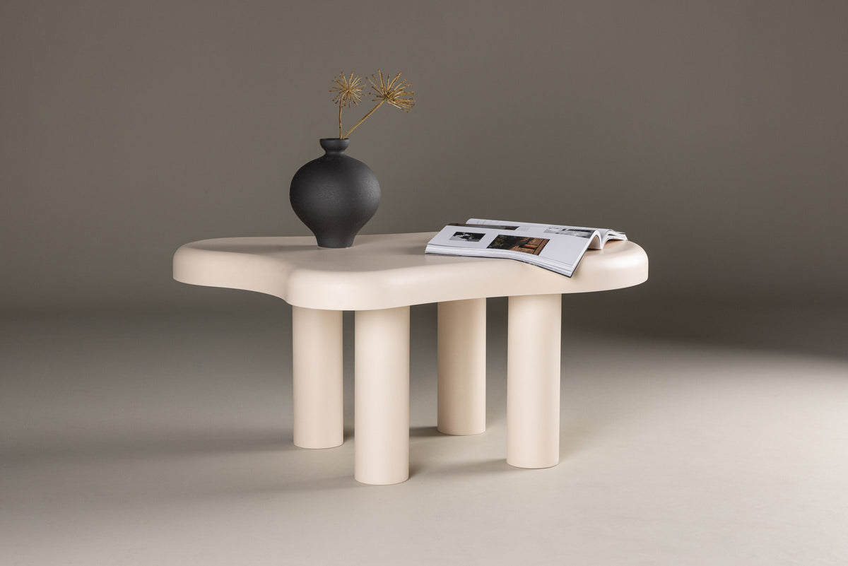 Strömstad Sofatisch in Weiss präsentiert im Onlineshop von KAQTU Design AG. Beistelltisch ist von Venture Home