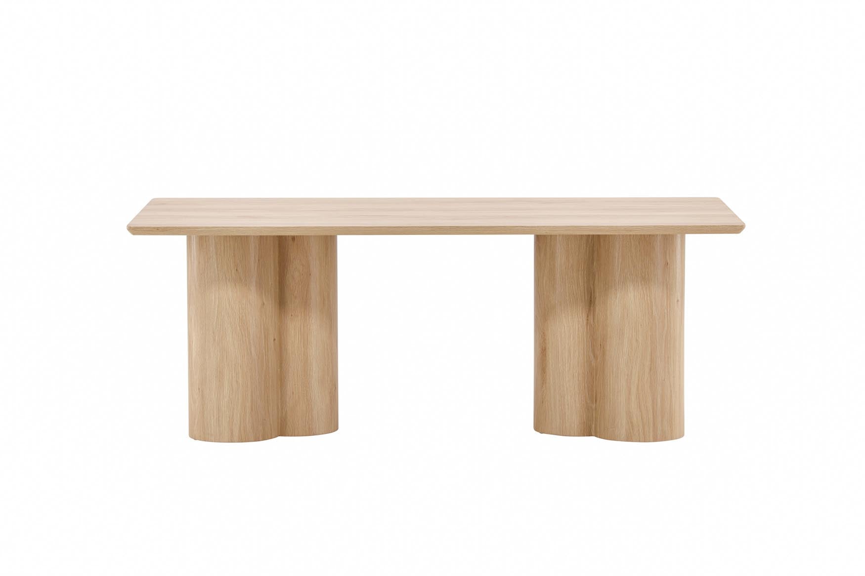 Eleganter Sofatisch aus MDF, 120x60 cm, in sanftem Beige. Vielseitig, robust und stilvoll für jeden Wohnraum.