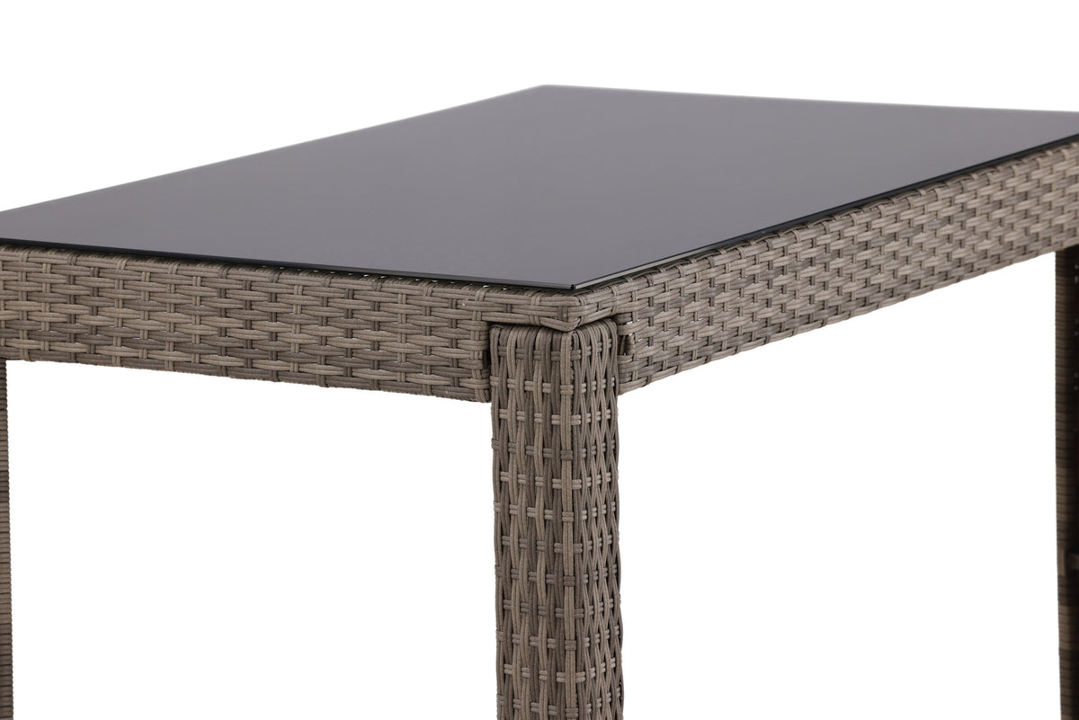 Alo Bartisch Outdoor in Grau präsentiert im Onlineshop von KAQTU Design AG. Hochtisch Outdoor ist von Venture Home