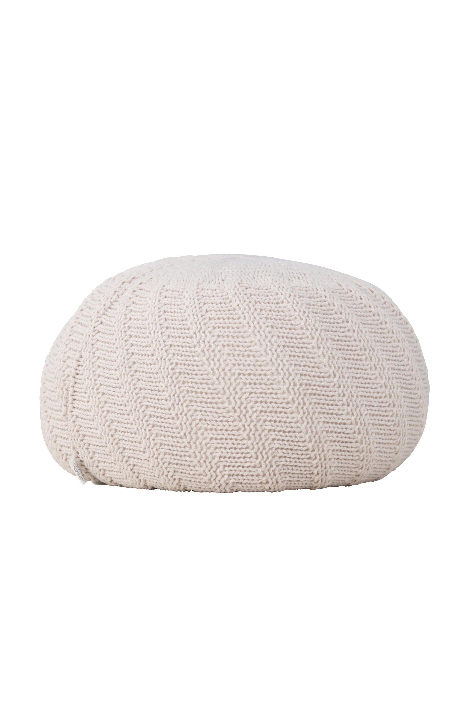 Ted Pouf in Offwhite präsentiert im Onlineshop von KAQTU Design AG. Pouf ist von Venture Home