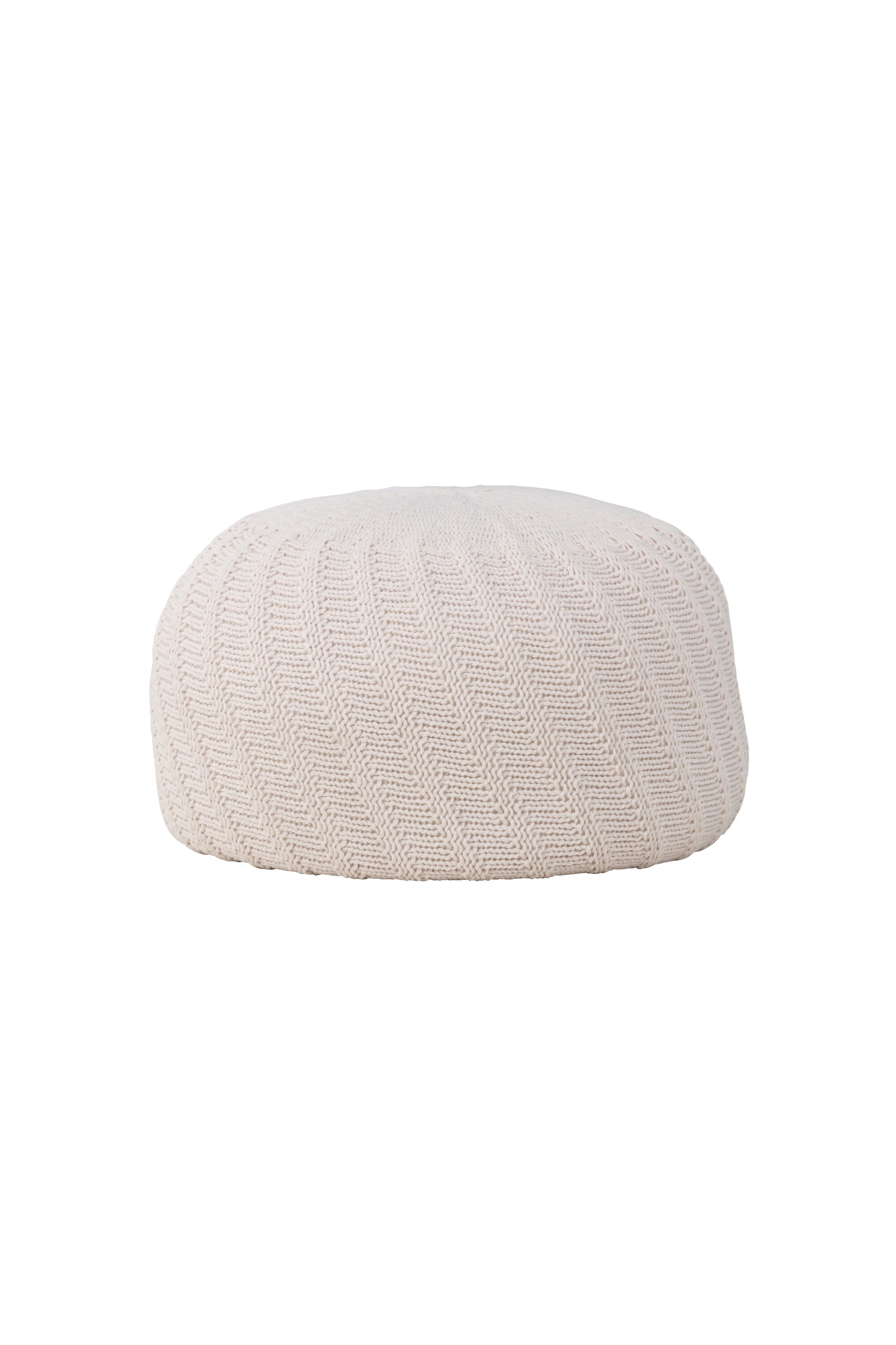Ted Pouf in Offwhite präsentiert im Onlineshop von KAQTU Design AG. Pouf ist von Venture Home