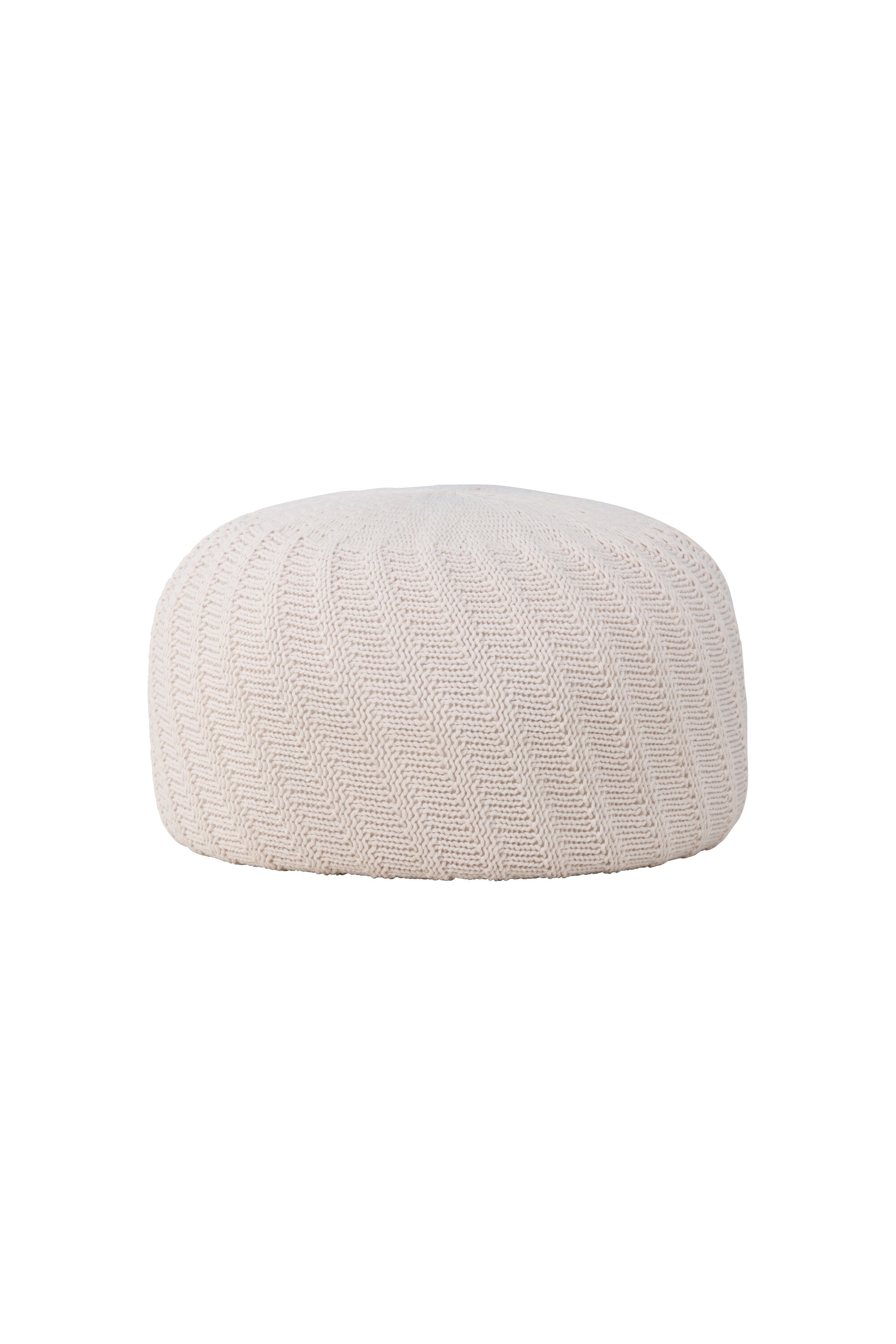 Ted Pouf in Offwhite präsentiert im Onlineshop von KAQTU Design AG. Pouf ist von Venture Home
