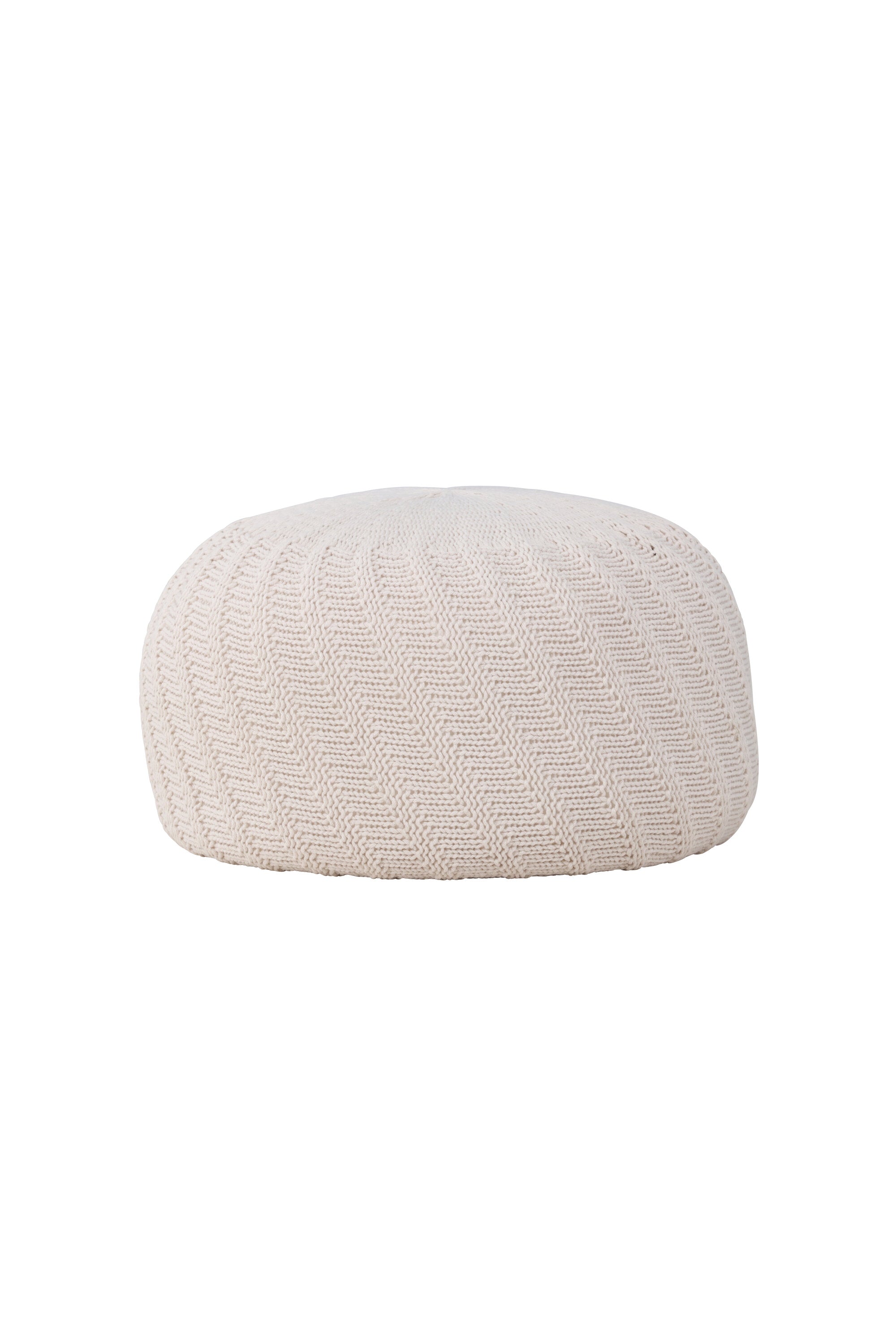 Ted Pouf in Offwhite präsentiert im Onlineshop von KAQTU Design AG. Pouf ist von Venture Home