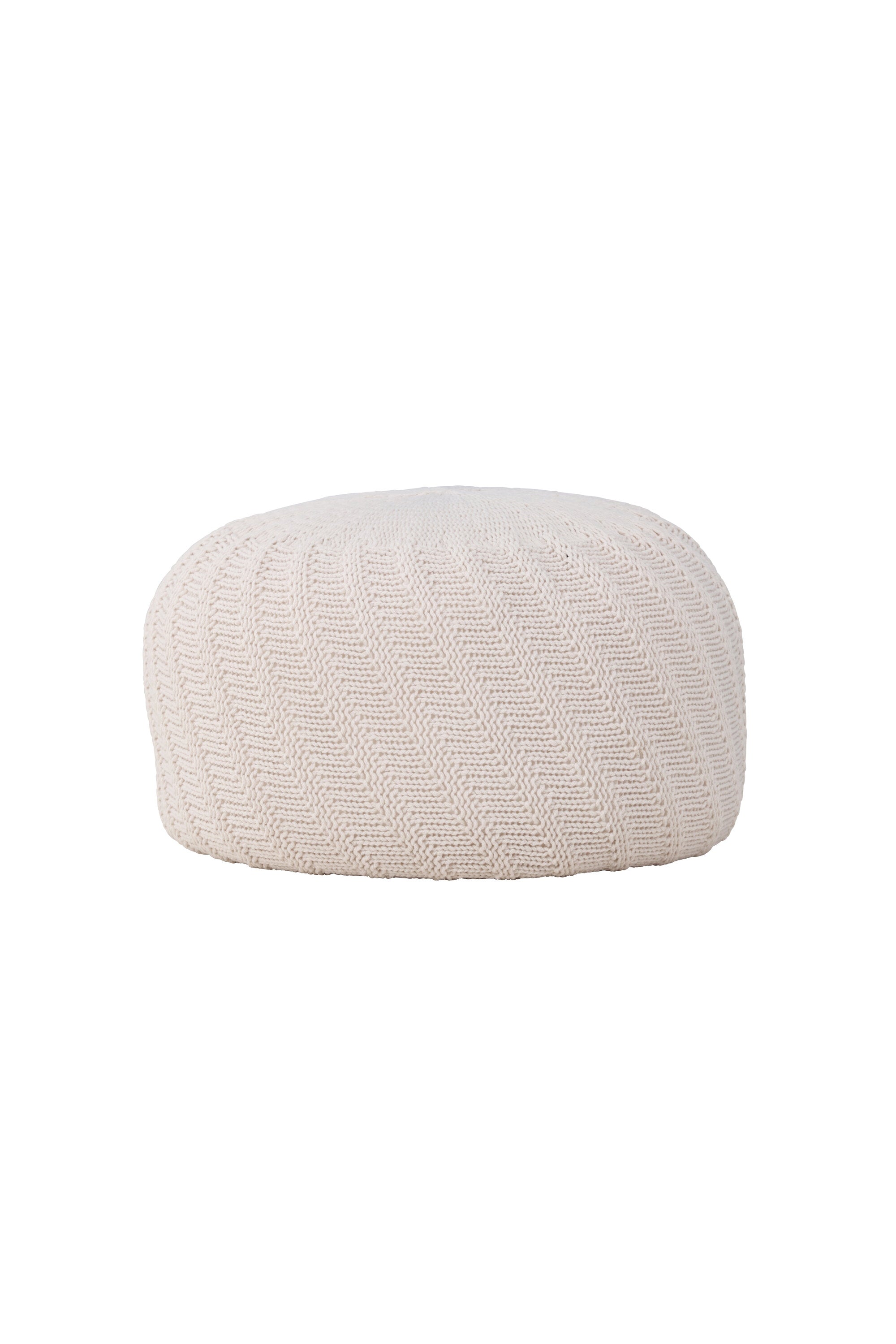 Ted Pouf in Offwhite präsentiert im Onlineshop von KAQTU Design AG. Pouf ist von Venture Home