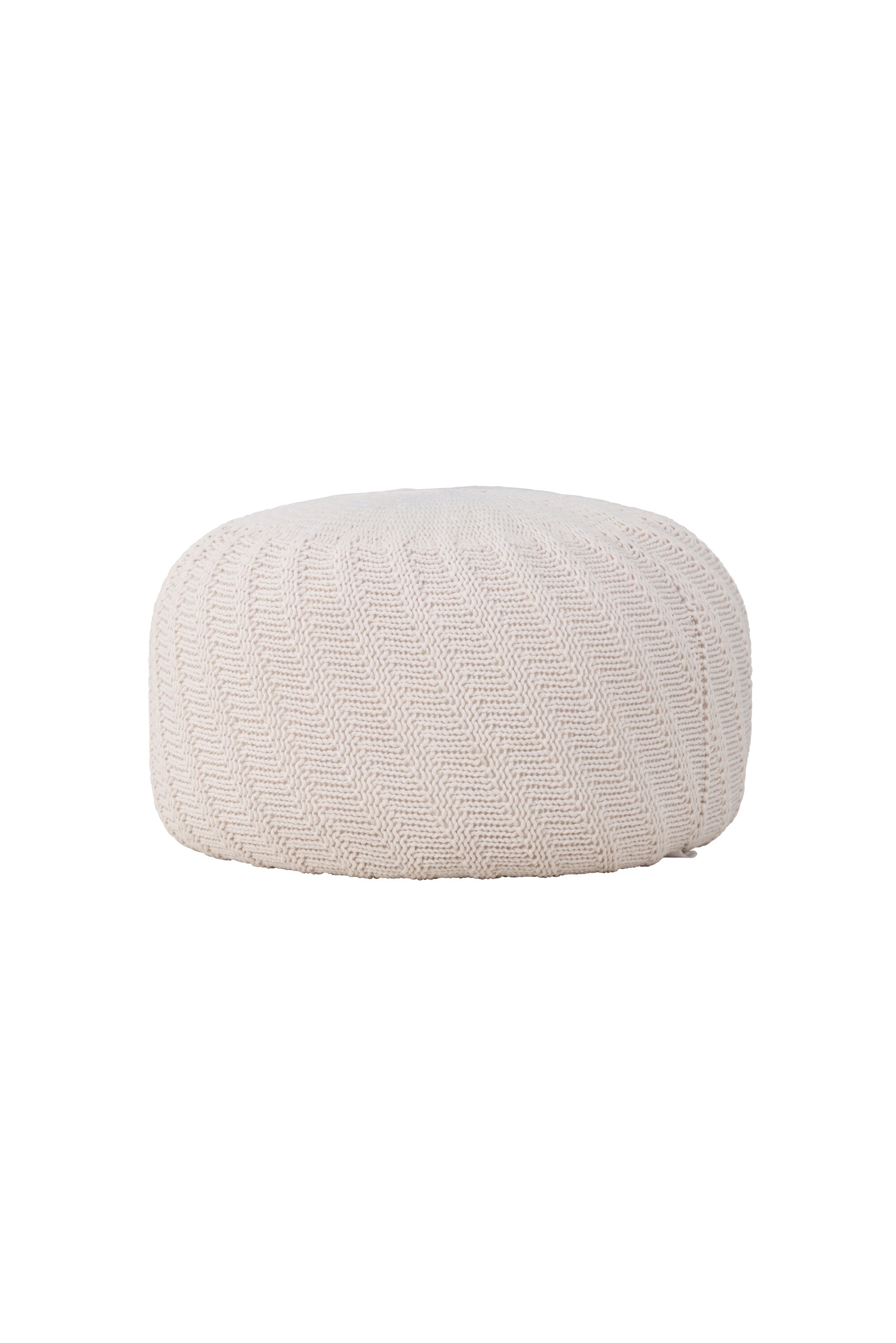 Ted Pouf in Offwhite präsentiert im Onlineshop von KAQTU Design AG. Pouf ist von Venture Home