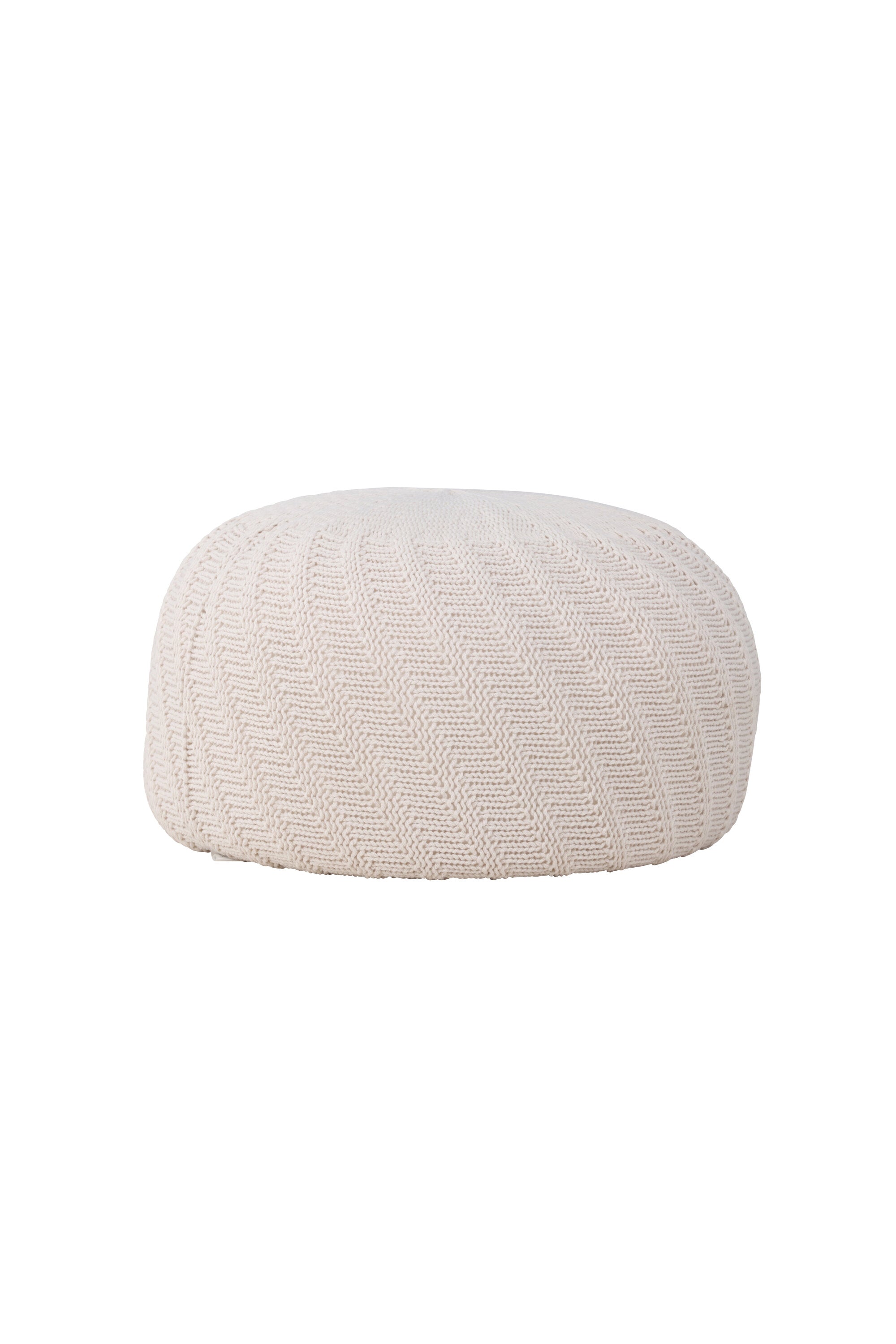 Ted Pouf in Offwhite präsentiert im Onlineshop von KAQTU Design AG. Pouf ist von Venture Home