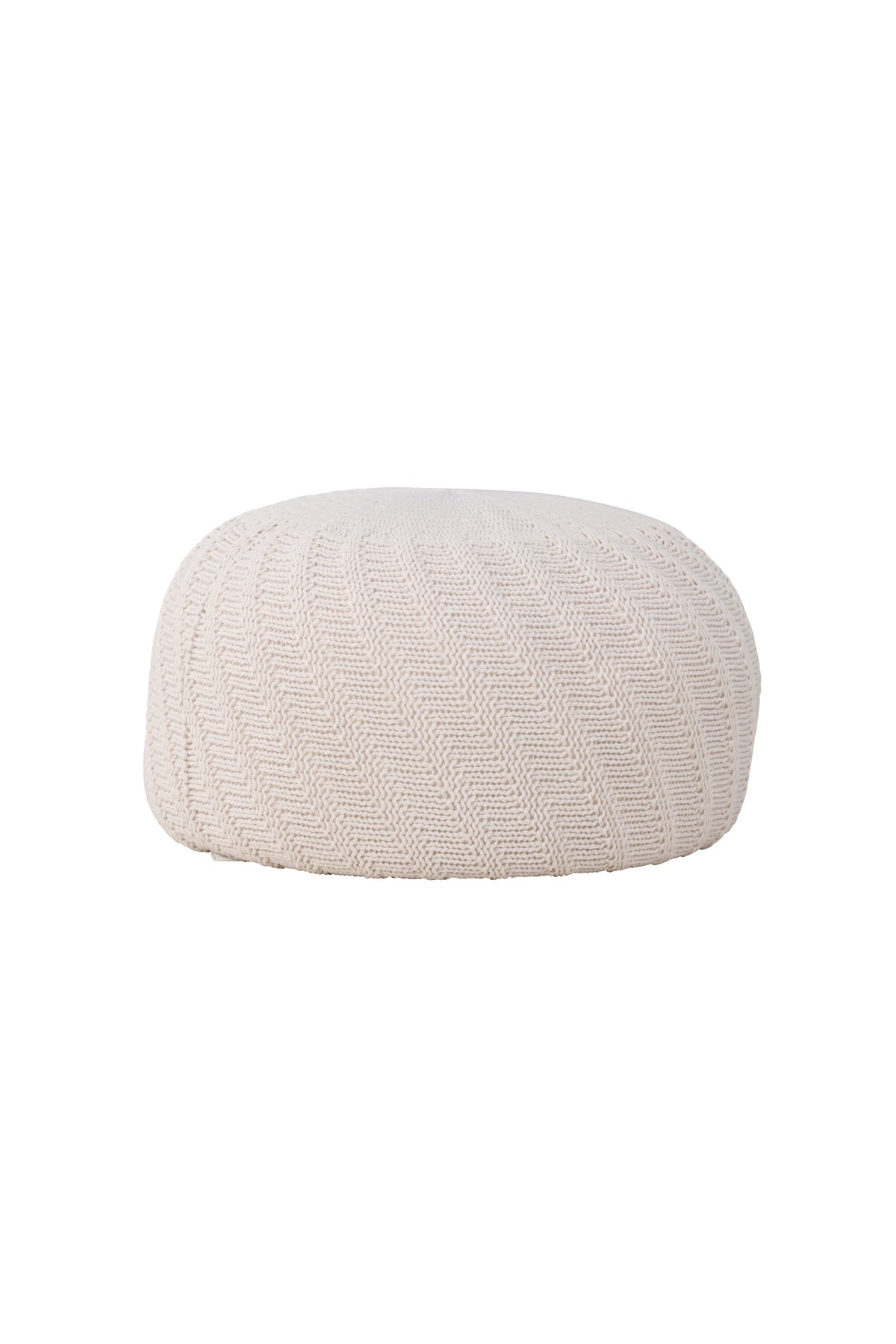 Pouf Ted in Offwhite präsentiert im Onlineshop von KAQTU Design AG. Pouf ist von Venture Home