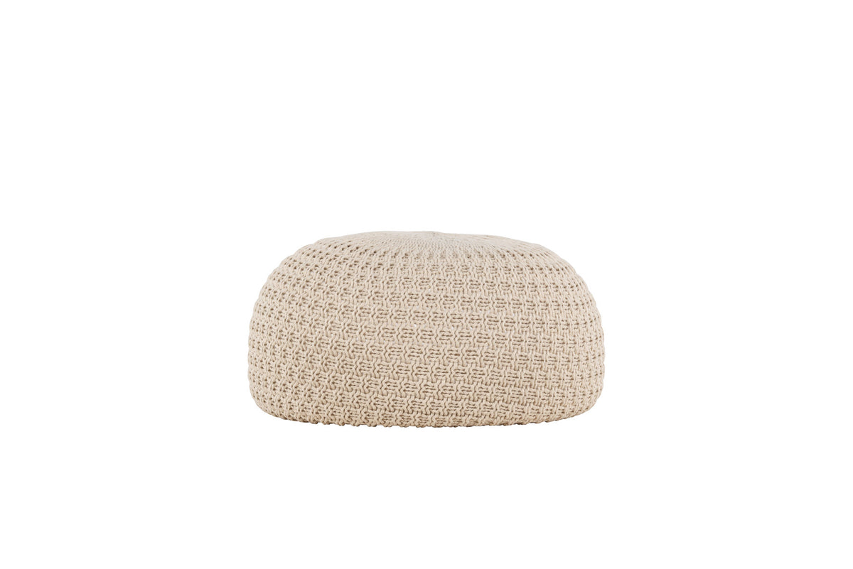Sam Pouf in Beige präsentiert im Onlineshop von KAQTU Design AG. Pouf ist von Venture Home