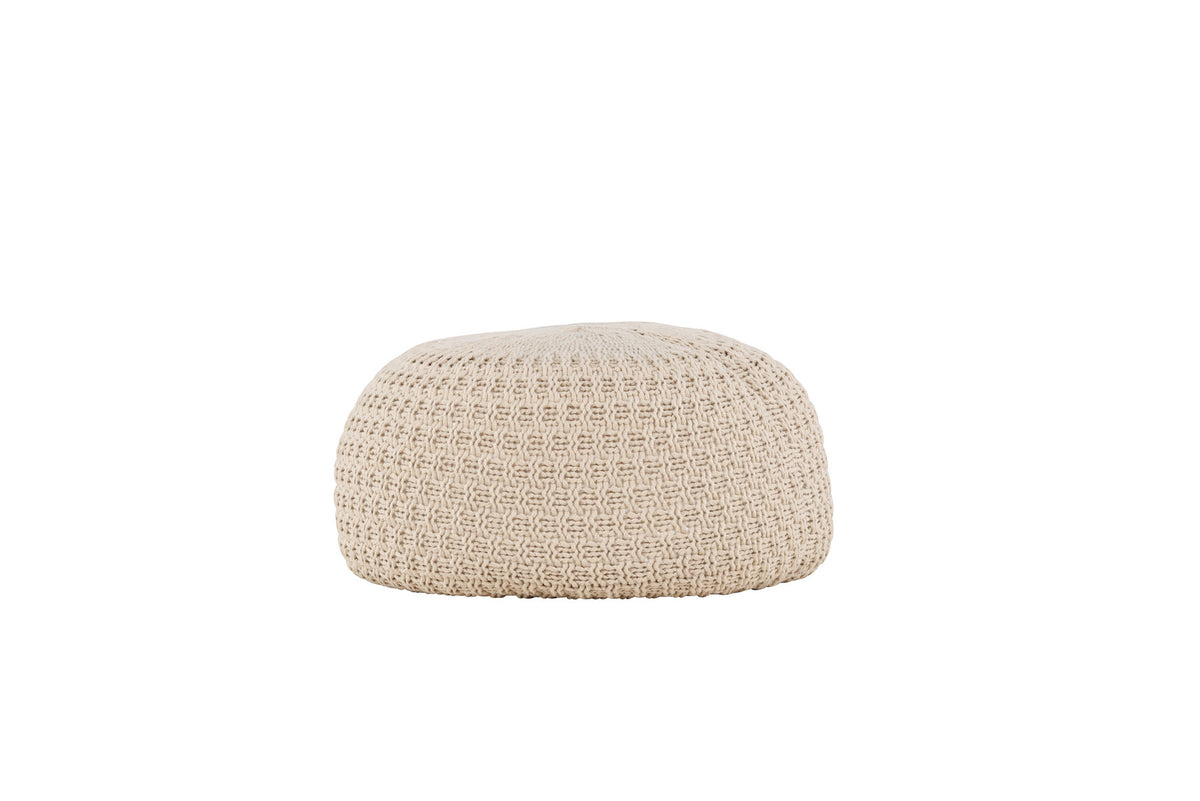 Sam Pouf in Beige präsentiert im Onlineshop von KAQTU Design AG. Pouf ist von Venture Home