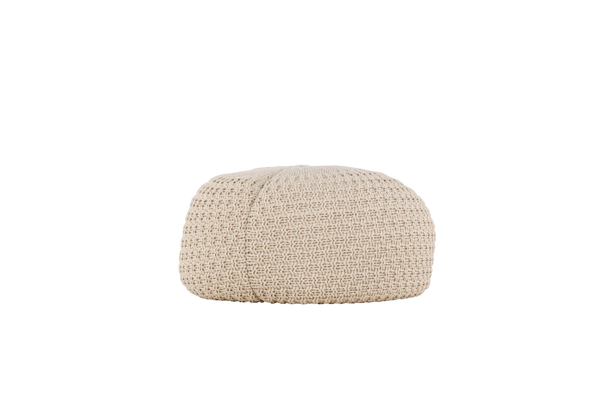 Sam Pouf in Beige präsentiert im Onlineshop von KAQTU Design AG. Pouf ist von Venture Home